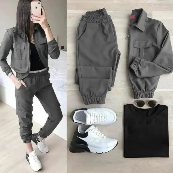 Winter Pocket Style Tracksuit