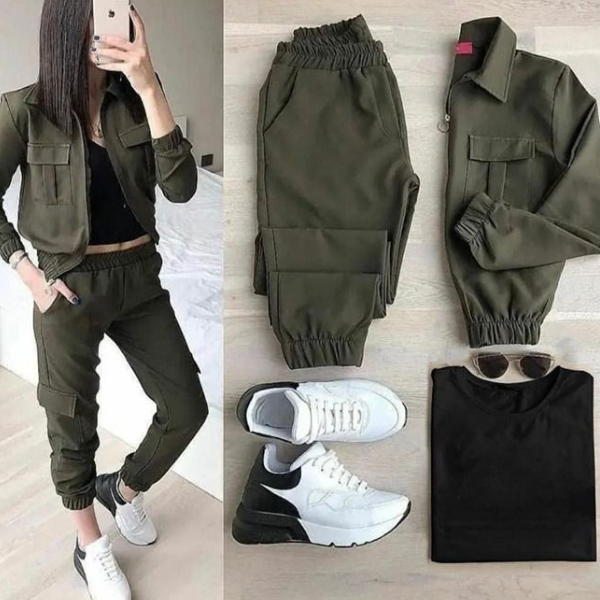 Winter Pocket Style Tracksuit